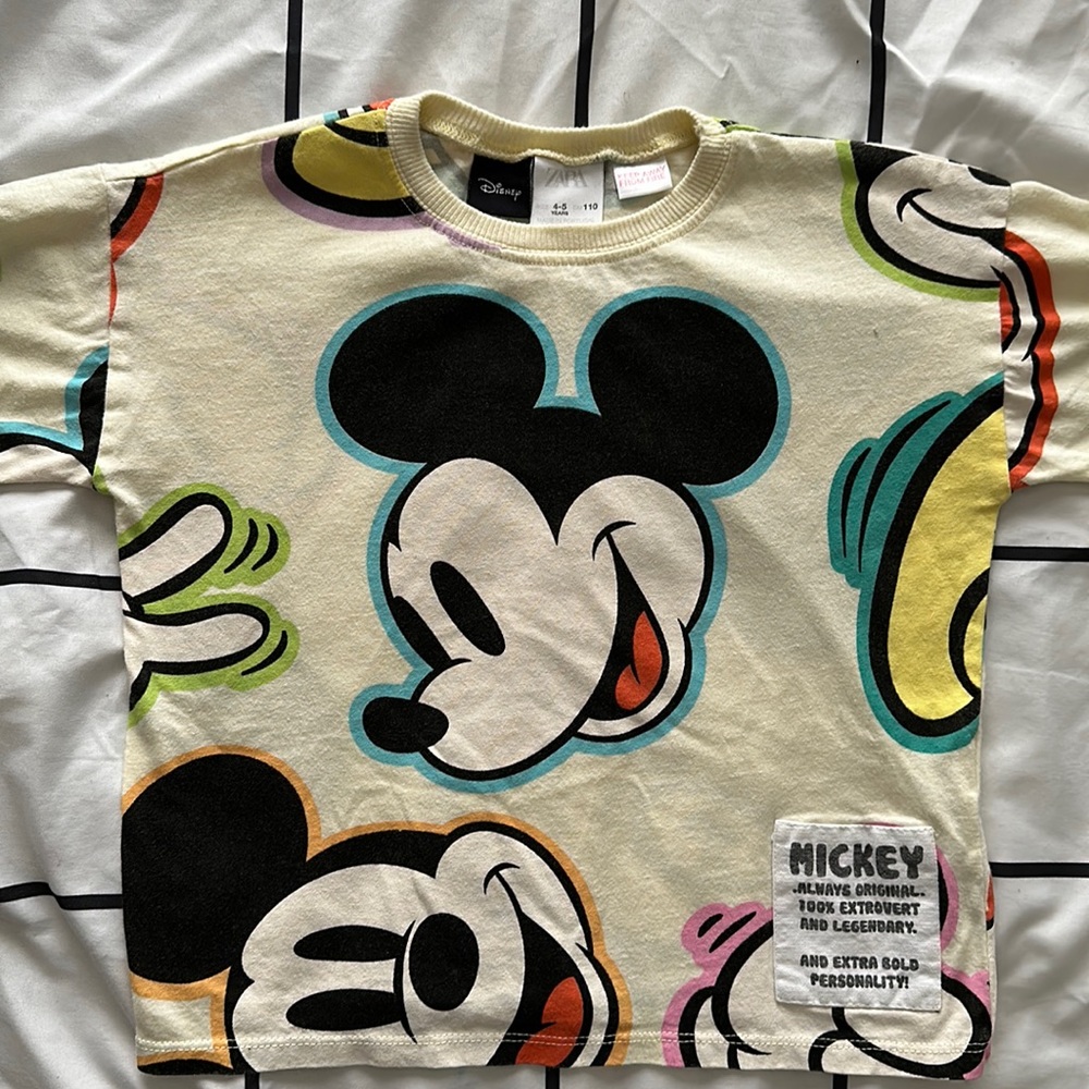 Zara Kids Mickey Mouse shirt